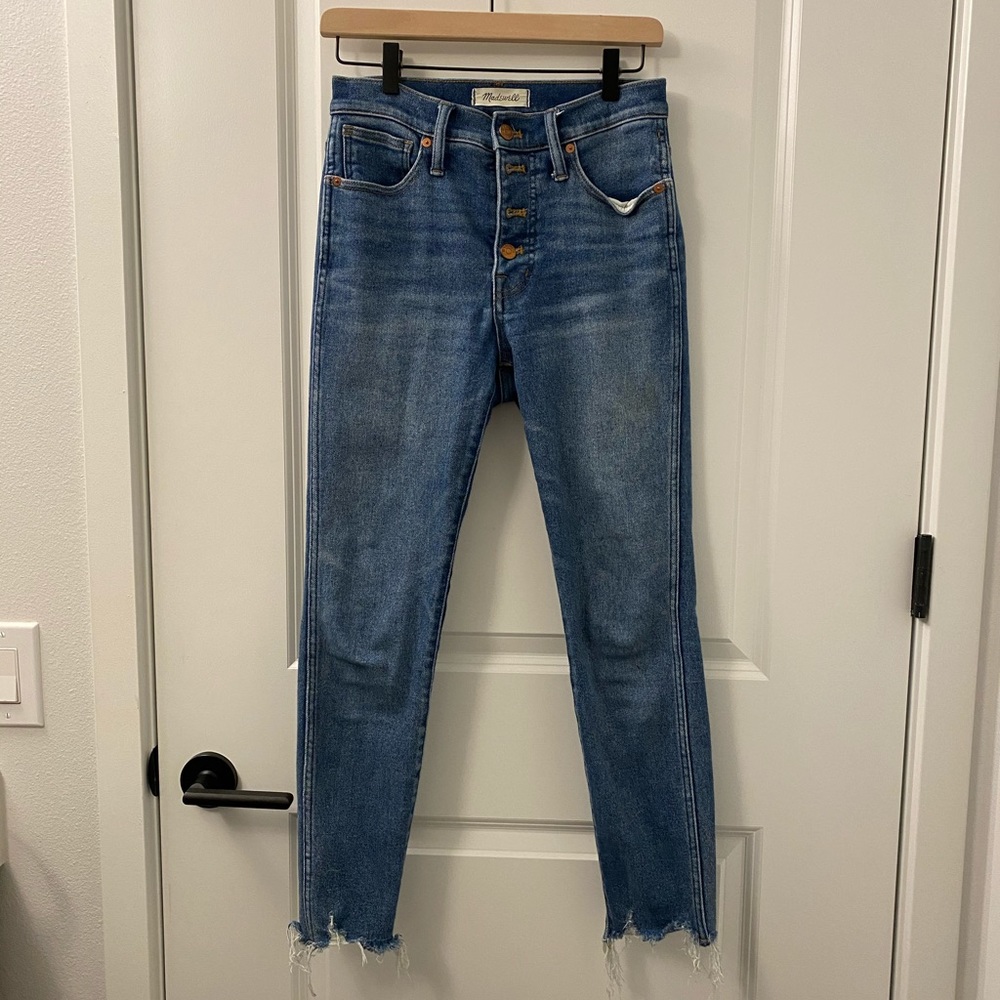 Madewell 10” High Rise Skinny Size 26